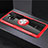 Silikon Hülle Handyhülle Ultradünn Schutzhülle Tasche Durchsichtig Transparent mit Magnetisch Fingerring Ständer S02 für Huawei Mate 20 Pro Rot