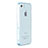 Silikon Hülle Handyhülle Ultradünn Tasche Durchsichtig Transparent für Apple iPhone 4S Hellblau