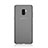 Silikon Hülle Handyhülle Ultradünn Tasche Durchsichtig Transparent für Samsung Galaxy A8 (2018) Duos A530F Grau