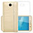 Silikon Hülle Handyhülle Ultradünn Tasche Durchsichtig Transparent mit Fingerring Ständer und Schutzfolie für Huawei Honor Play 5 Klar