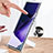 Silikon Hülle Handyhülle Ultradünn Tasche Durchsichtig Transparent mit Ständer für Samsung Galaxy Note 20 Ultra 5G Klar
