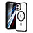 Silikon Hülle Handyhülle Ultradünn Tasche mit Mag-Safe Magnetic Magnetisch Durchsichtig Transparent SD1 für Apple iPhone 11