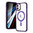 Silikon Hülle Handyhülle Ultradünn Tasche mit Mag-Safe Magnetic Magnetisch Durchsichtig Transparent SD1 für Apple iPhone 11