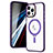 Silikon Hülle Handyhülle Ultradünn Tasche mit Mag-Safe Magnetic Magnetisch Durchsichtig Transparent SD1 für Apple iPhone 13 Pro Max