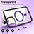 Silikon Hülle Handyhülle Ultradünn Tasche mit Mag-Safe Magnetic Magnetisch Durchsichtig Transparent SD1 für Apple iPhone 13 Pro Max