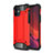 Silikon Hülle Handyhülle und Kunststoff Schutzhülle Hartschalen Tasche für Apple iPhone 12 Mini Rot