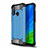 Silikon Hülle Handyhülle und Kunststoff Schutzhülle Hartschalen Tasche für Huawei P Smart (2020) Hellblau