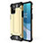 Silikon Hülle Handyhülle und Kunststoff Schutzhülle Hartschalen Tasche für OnePlus 8T 5G Gold