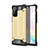 Silikon Hülle Handyhülle und Kunststoff Schutzhülle Hartschalen Tasche für Samsung Galaxy Note 20 5G Gold
