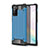 Silikon Hülle Handyhülle und Kunststoff Schutzhülle Hartschalen Tasche für Samsung Galaxy Note 20 5G Hellblau