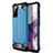 Silikon Hülle Handyhülle und Kunststoff Schutzhülle Hartschalen Tasche für Samsung Galaxy S20 FE (2022) 5G Hellblau