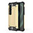 Silikon Hülle Handyhülle und Kunststoff Schutzhülle Hartschalen Tasche für Xiaomi Mi 10 Ultra Gold
