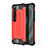 Silikon Hülle Handyhülle und Kunststoff Schutzhülle Hartschalen Tasche für Xiaomi Mi 10 Ultra Rot