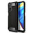 Silikon Hülle Handyhülle und Kunststoff Schutzhülle Hartschalen Tasche für Xiaomi Mi 10T 5G Schwarz