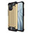 Silikon Hülle Handyhülle und Kunststoff Schutzhülle Hartschalen Tasche für Xiaomi Mi 11 Lite 5G Gold