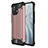 Silikon Hülle Handyhülle und Kunststoff Schutzhülle Hartschalen Tasche für Xiaomi Mi 11 Lite 5G Rosegold