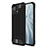 Silikon Hülle Handyhülle und Kunststoff Schutzhülle Hartschalen Tasche für Xiaomi Mi 11 Lite 5G Schwarz