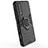 Silikon Hülle Handyhülle und Kunststoff Schutzhülle Hartschalen Tasche mit Magnetisch Fingerring Ständer für Huawei Y7a