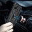 Silikon Hülle Handyhülle und Kunststoff Schutzhülle Hartschalen Tasche mit Magnetisch Fingerring Ständer für Motorola Moto G10 Power