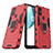 Silikon Hülle Handyhülle und Kunststoff Schutzhülle Hartschalen Tasche mit Magnetisch Fingerring Ständer für OnePlus Nord N10 5G