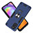 Silikon Hülle Handyhülle und Kunststoff Schutzhülle Hartschalen Tasche mit Magnetisch Fingerring Ständer für Samsung Galaxy A31