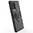 Silikon Hülle Handyhülle und Kunststoff Schutzhülle Hartschalen Tasche mit Magnetisch Fingerring Ständer für Vivo iQOO 8 5G