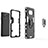 Silikon Hülle Handyhülle und Kunststoff Schutzhülle Hartschalen Tasche mit Magnetisch Fingerring Ständer für Xiaomi Poco X3 Pro