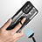 Silikon Hülle Handyhülle und Kunststoff Schutzhülle Hartschalen Tasche mit Magnetisch Fingerring Ständer J01S für Samsung Galaxy M32 4G