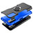 Silikon Hülle Handyhülle und Kunststoff Schutzhülle Hartschalen Tasche mit Magnetisch Fingerring Ständer JX1 für Xiaomi POCO M3 Pro 5G