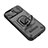 Silikon Hülle Handyhülle und Kunststoff Schutzhülle Hartschalen Tasche mit Magnetisch Fingerring Ständer KC4 für Apple iPhone 13