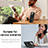 Silikon Hülle Handyhülle und Kunststoff Schutzhülle Hartschalen Tasche mit Magnetisch Fingerring Ständer KC7 für Apple iPhone 14