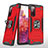 Silikon Hülle Handyhülle und Kunststoff Schutzhülle Hartschalen Tasche mit Magnetisch Fingerring Ständer MQ1 für Samsung Galaxy S20 Lite 5G