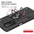 Silikon Hülle Handyhülle und Kunststoff Schutzhülle Hartschalen Tasche mit Magnetisch Fingerring Ständer MQ1 für Xiaomi Mi 10T 5G