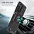 Silikon Hülle Handyhülle und Kunststoff Schutzhülle Hartschalen Tasche mit Magnetisch Fingerring Ständer MQ1 für Xiaomi Mi 10T 5G