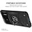 Silikon Hülle Handyhülle und Kunststoff Schutzhülle Hartschalen Tasche mit Magnetisch Fingerring Ständer MQ1 für Xiaomi Redmi Note 11R 5G