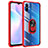 Silikon Hülle Handyhülle und Kunststoff Schutzhülle Hartschalen Tasche mit Magnetisch Fingerring Ständer MQ2 für Xiaomi Redmi 9i