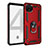 Silikon Hülle Handyhülle und Kunststoff Schutzhülle Hartschalen Tasche mit Magnetisch Fingerring Ständer MQ3 für Google Pixel 4