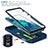 Silikon Hülle Handyhülle und Kunststoff Schutzhülle Hartschalen Tasche mit Magnetisch Fingerring Ständer MQ5 für Samsung Galaxy S20 FE (2022) 5G
