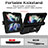 Silikon Hülle Handyhülle und Kunststoff Schutzhülle Hartschalen Tasche mit Magnetisch Fingerring Ständer MQ6 für Samsung Galaxy Z Fold4 5G