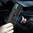 Silikon Hülle Handyhülle und Kunststoff Schutzhülle Hartschalen Tasche mit Magnetisch Fingerring Ständer S01 für Motorola Moto G40 Fusion