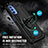 Silikon Hülle Handyhülle und Kunststoff Schutzhülle Hartschalen Tasche mit Magnetisch Fingerring Ständer S01 für Motorola Moto G41