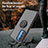 Silikon Hülle Handyhülle und Kunststoff Schutzhülle Hartschalen Tasche mit Magnetisch Fingerring Ständer S04 für Motorola Moto Edge 20 Pro 5G