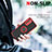 Silikon Hülle Handyhülle und Kunststoff Schutzhülle Hartschalen Tasche mit Magnetisch Fingerring Ständer S04 für Motorola Moto G Stylus (2022) 5G