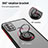 Silikon Hülle Handyhülle und Kunststoff Schutzhülle Hartschalen Tasche mit Magnetisch Fingerring Ständer S04 für Motorola Moto G20