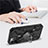 Silikon Hülle Handyhülle und Kunststoff Schutzhülle Hartschalen Tasche mit Magnetisch Fingerring Ständer S07 für Apple iPhone 12 Pro Max