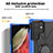 Silikon Hülle Handyhülle und Kunststoff Schutzhülle Hartschalen Tasche mit Magnetisch Fingerring Ständer T09 für Samsung Galaxy S21 Ultra 5G