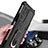 Silikon Hülle Handyhülle und Kunststoff Schutzhülle Hartschalen Tasche mit Magnetisch Fingerring Ständer YF1 für Samsung Galaxy S10 Lite