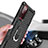 Silikon Hülle Handyhülle und Kunststoff Schutzhülle Hartschalen Tasche mit Magnetisch Fingerring Ständer YF1 für Samsung Galaxy S20 FE 5G