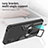 Silikon Hülle Handyhülle und Kunststoff Schutzhülle Hartschalen Tasche mit Magnetisch Fingerring Ständer ZL1 für Xiaomi Redmi 9AT