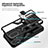 Silikon Hülle Handyhülle und Kunststoff Schutzhülle Hartschalen Tasche mit Magnetisch Fingerring Ständer ZL1 für Xiaomi Redmi 9AT